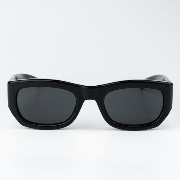 NEW Saint Laurent SL713 001 Black Grey Rectangle Unisex Sunglasses main image 11